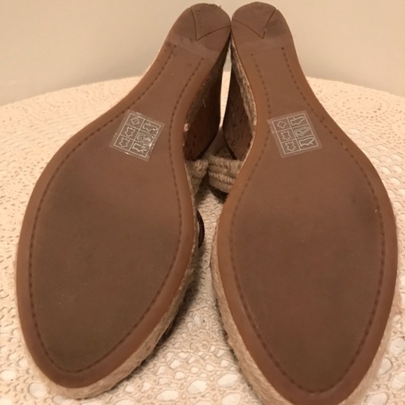 Prada Strappy Platform Cork Wedges Espadrilles Wrap Sandals Size 9 - Picture 7 of 10